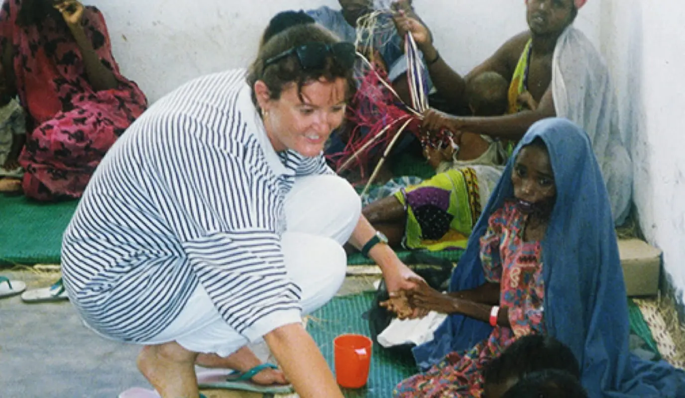 Concern nurse Valerie Place in Somalia