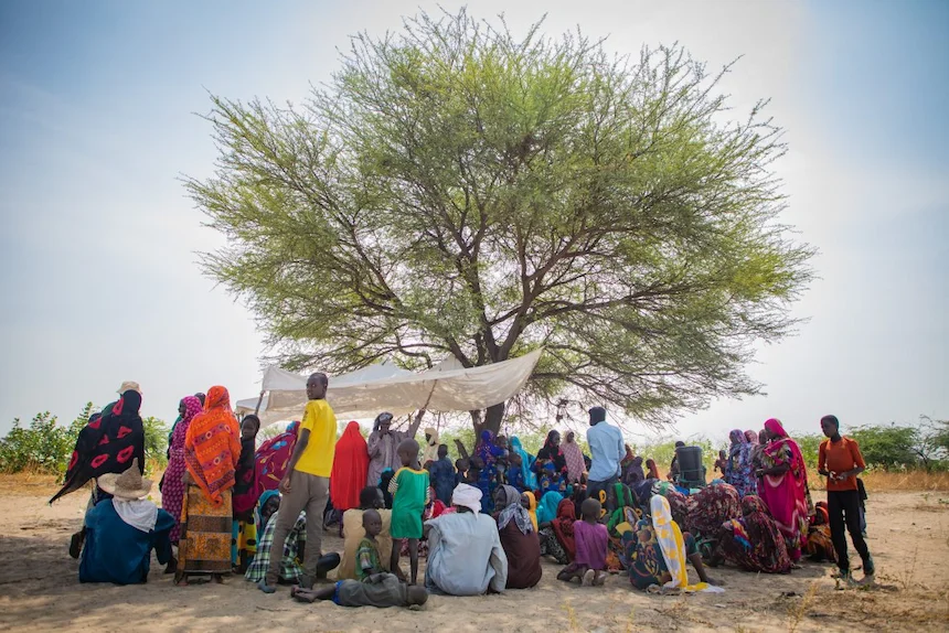 A mobile health clinic run by Concern in Chad