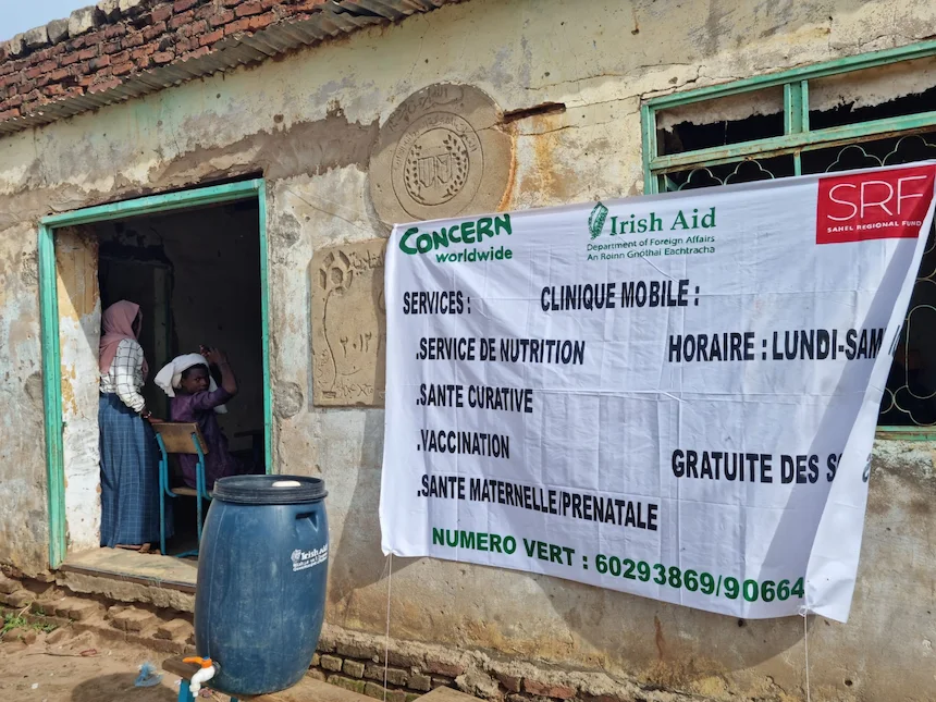 A Concern health clinic for refugees in Chad