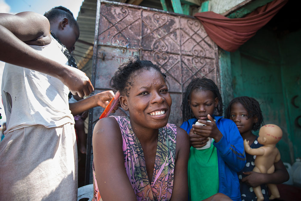 laundry in cite soleil haiti