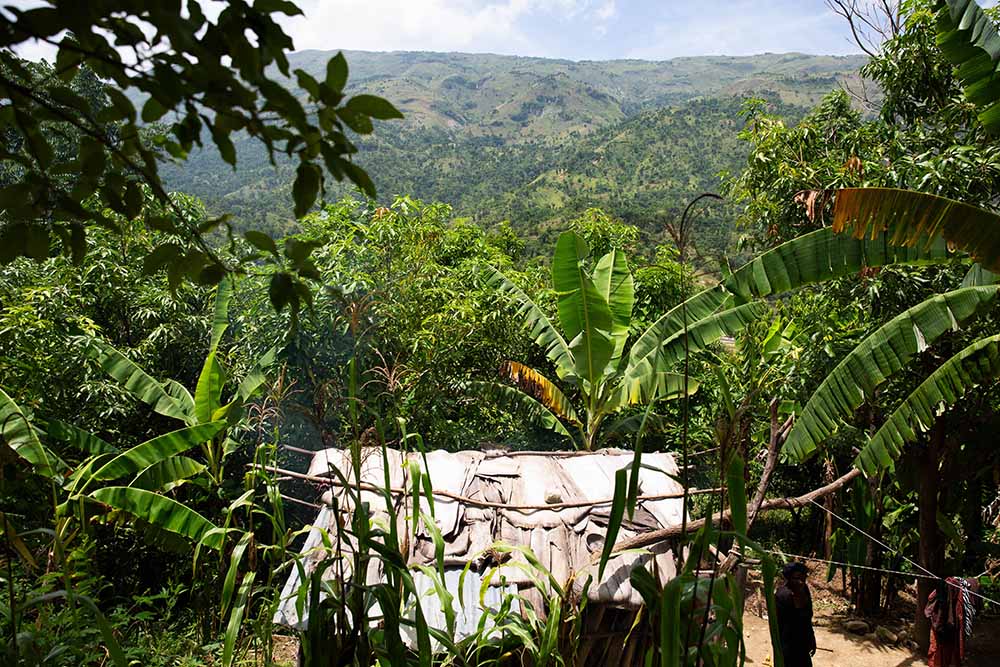 a small building in rural haiti