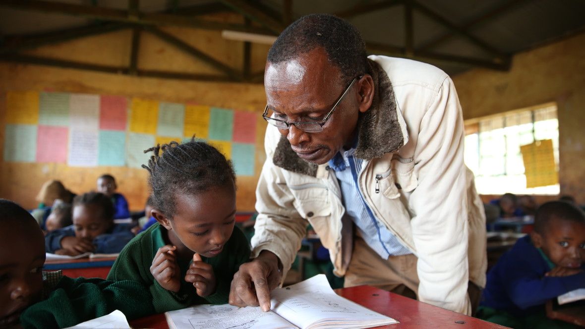 Teacher and student