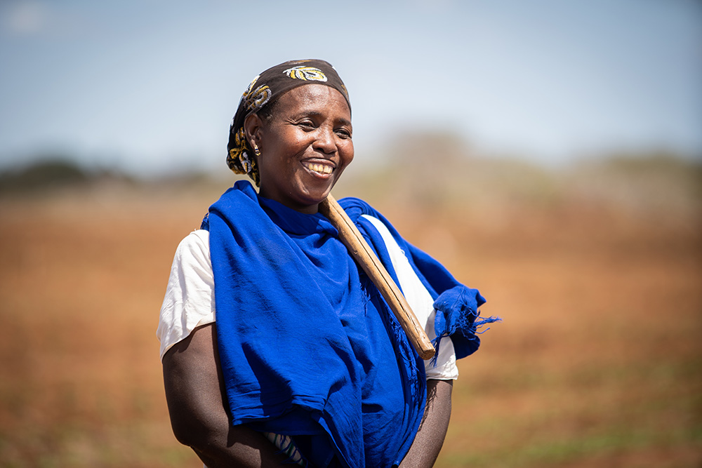 Kenyan woman farmer