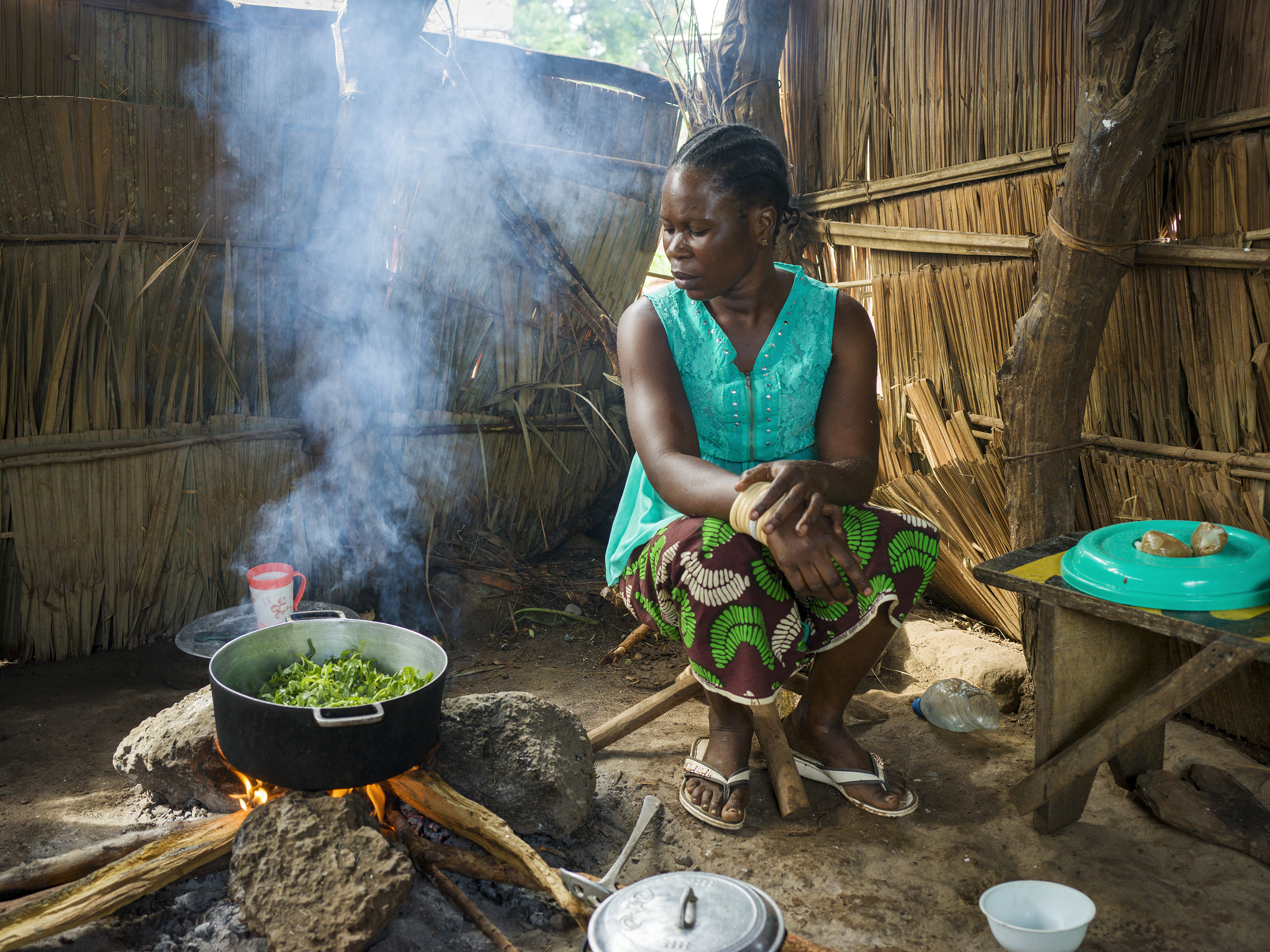 A community-led cooking demonstration in Central African Republic. (Photo: Concern Worldwide)