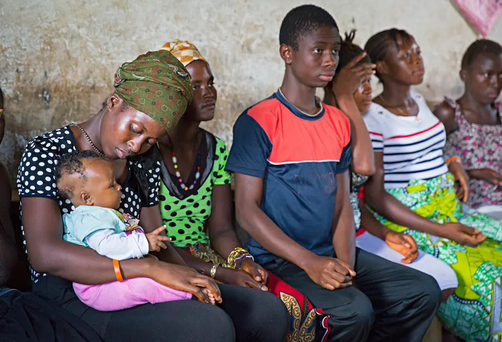 Rates of teen pregnancy are high in the Tonkolili district of Sierra Leone. Concern is working with schools to educate young men and women about sexual and reproductive health. The program also teaches critical thinking and encourages students to carefully consider their options