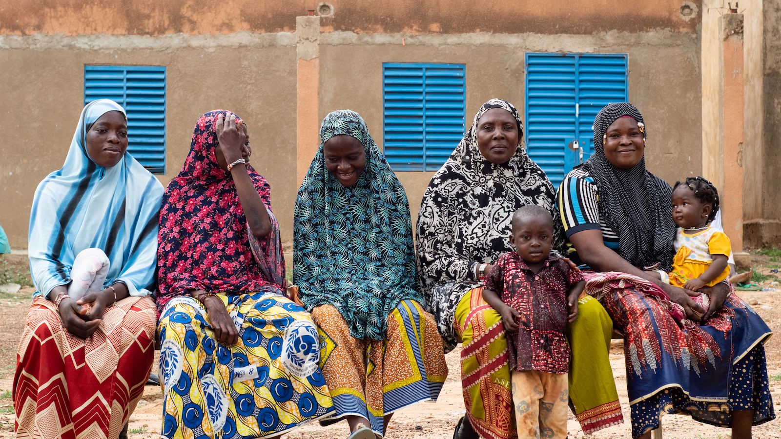 Concern staff visit and meet with IDPs in Pouytenga Centre East. (Photo: Anne Mimault/Concern Worldwide)