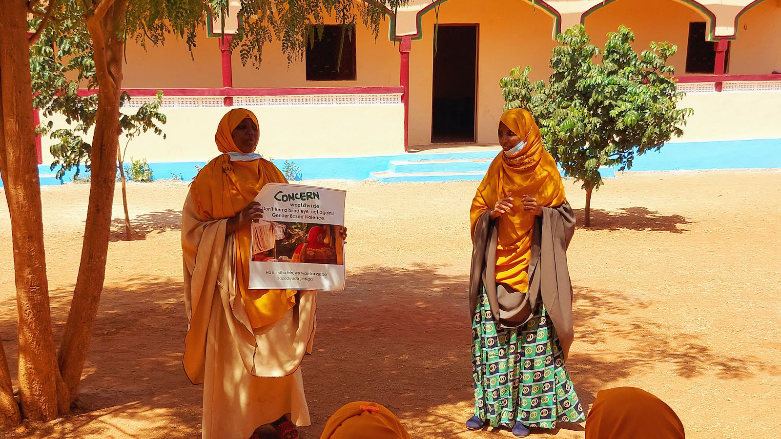 Commemoration for 16 Days Activism against Gender-Based Violence at Hanano School, Somalia. (Photo: Hassan Isgowe/Concern Worldwide)