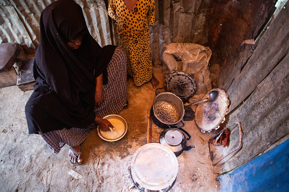 Rugiyo* and her family moved to a camp for internally-displaced people in Mogadishu after their crops failed due to the droughts. Somalia consistently ranks among the world's “hungriest” countries on Concern and Welthungerhilfe's annual Global Hunger Index. (Photo: Mustafa Saeed/Concern Worldwide)