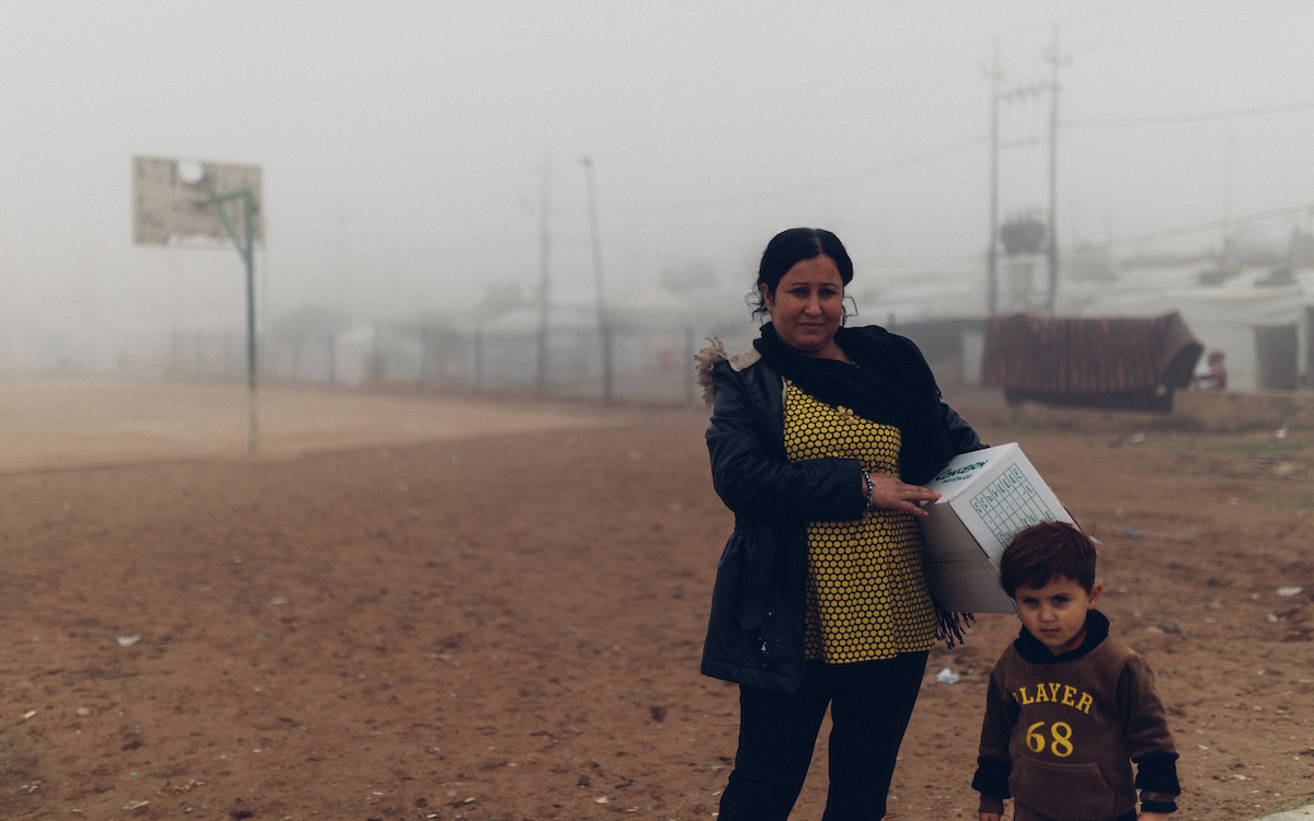 Markaz (40) from Sinjar Til Qasab. (Photo: George Henton/Concern Worldwide)