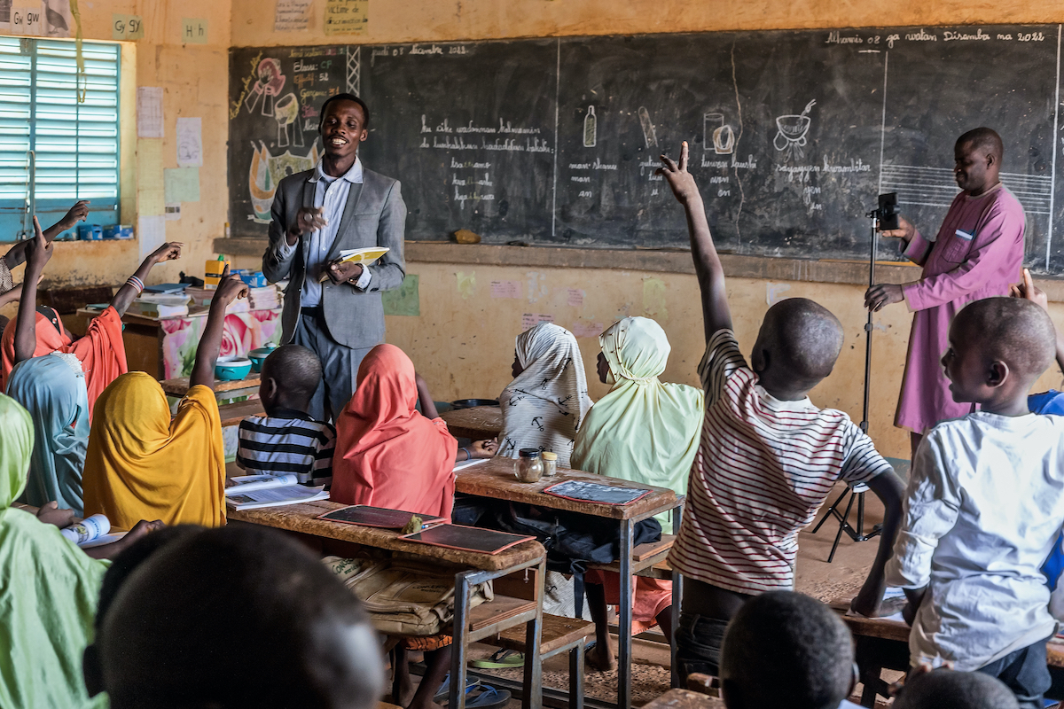 n Niger, Concern has developed an innovative video coaching approach to improve teaching practices and teacher training, particularly in hard-to-reach areas. (Photo: Apsatou Bagaya/Concern Worldwide)