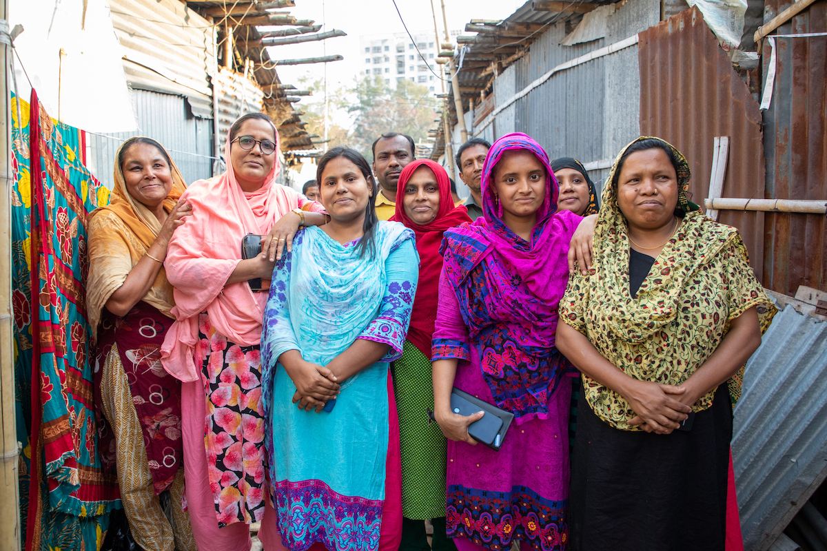 The changemaker group in Dhaka was established by Concern in 2017. Their main goals are to engage men, health education and domestic violence reduction. (Photo: Gavin Douglas / Concern Worldwide)