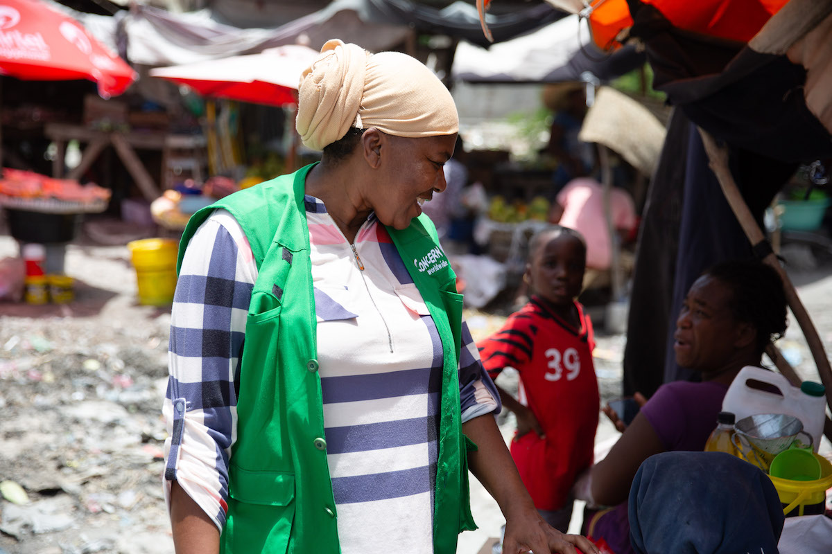 Marie Mimose Jean, MEAL Officer with Concern Haiti. (Photo: Kieran McConville/Concern Worldwide)