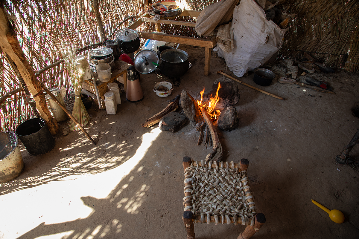 Nayla's kitchen area. (Photo: Eugene Ikua/Concern Worldwide)