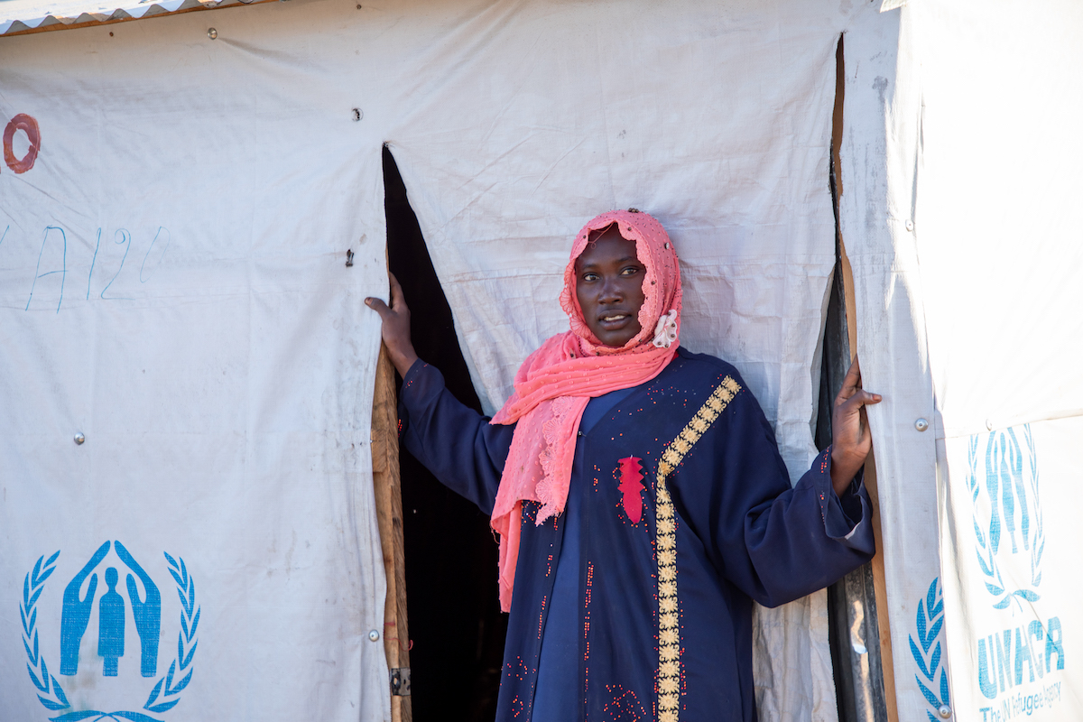 Aichta* in a refugee camp in Eastern Chad. (Photo: Eugene Ikua/Concern Worldwide)