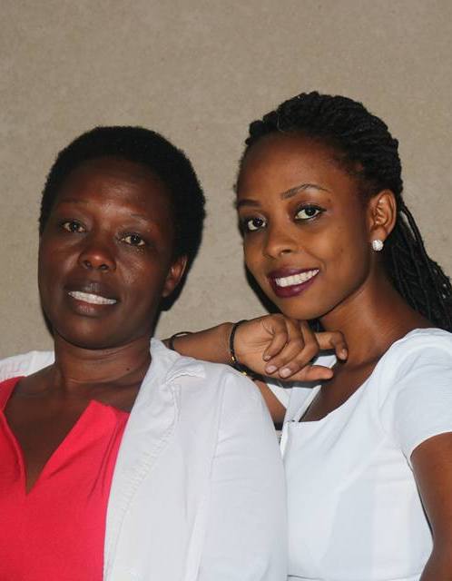 Aline Joyce Berabose with her mother Marie-Ange Beriman. (Photo: Concern Worldwide)