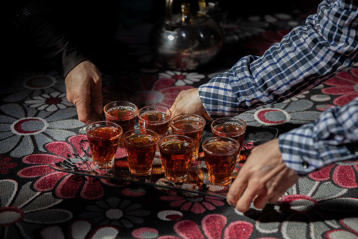 Inside the home of a displaced family in northern Syria.