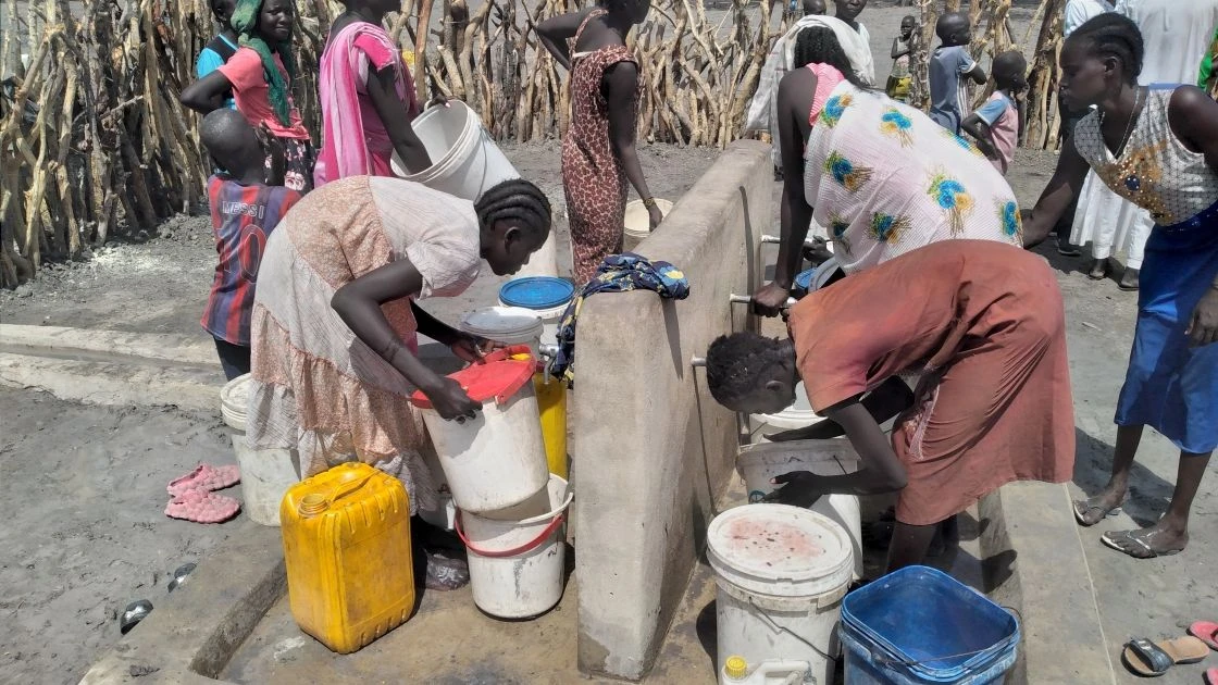 A Concern borehole at a site for displaced people in Roriark, South Sudan, where more support is needed. (Photo: Concern Worldwide)