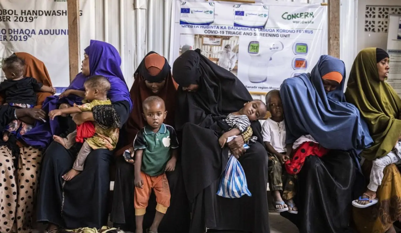 A nutrition clinic in Mogadishu.