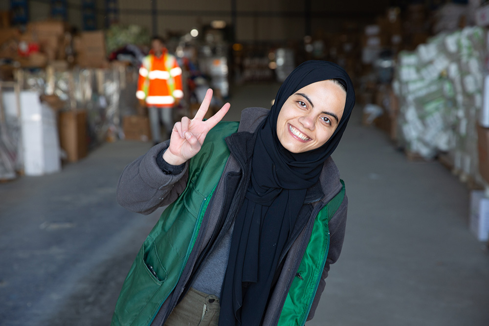 A Concern Worldwide staff member in Turkey