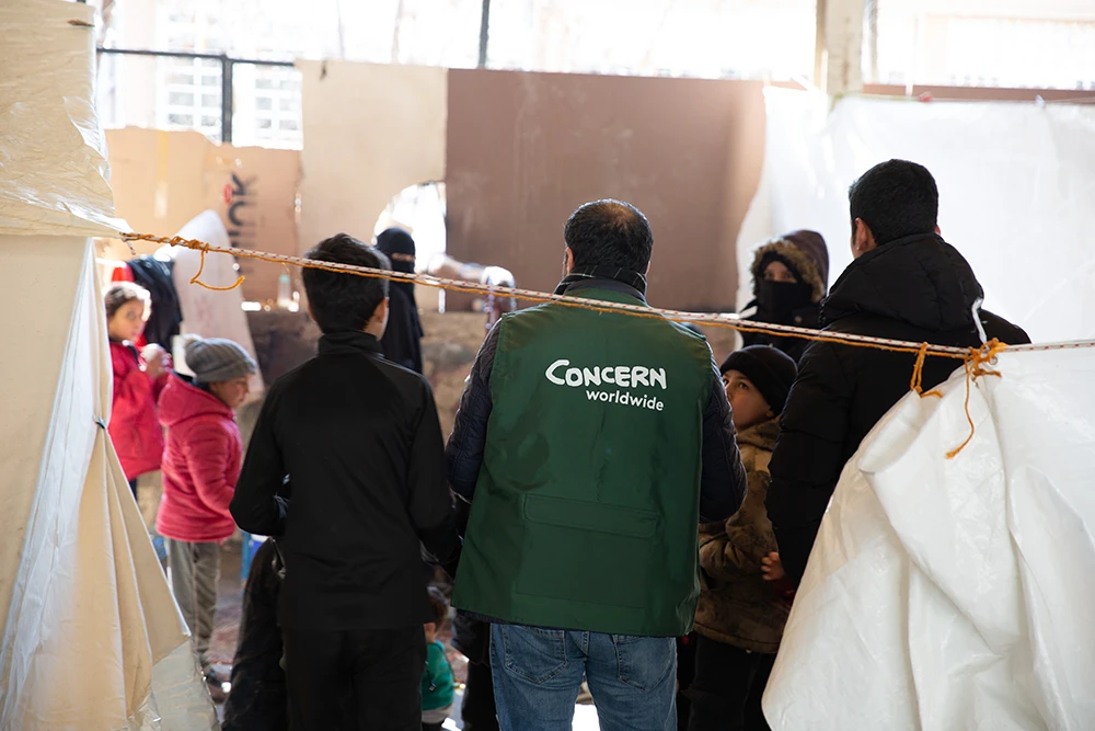 A Concern emergency distribution in Türkiye.