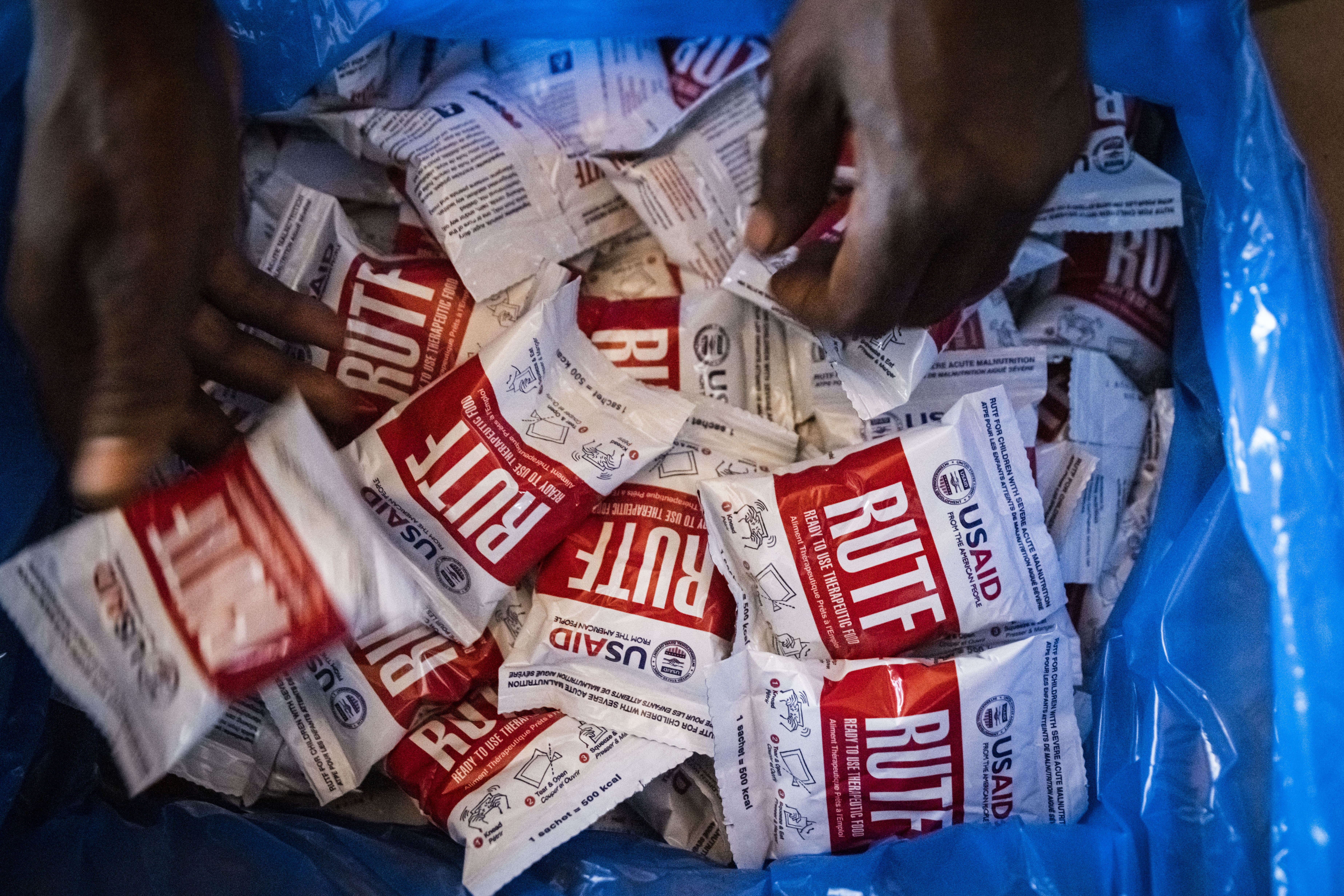 Plumpy'nut, a therapeutic food for treating child malnutrition.